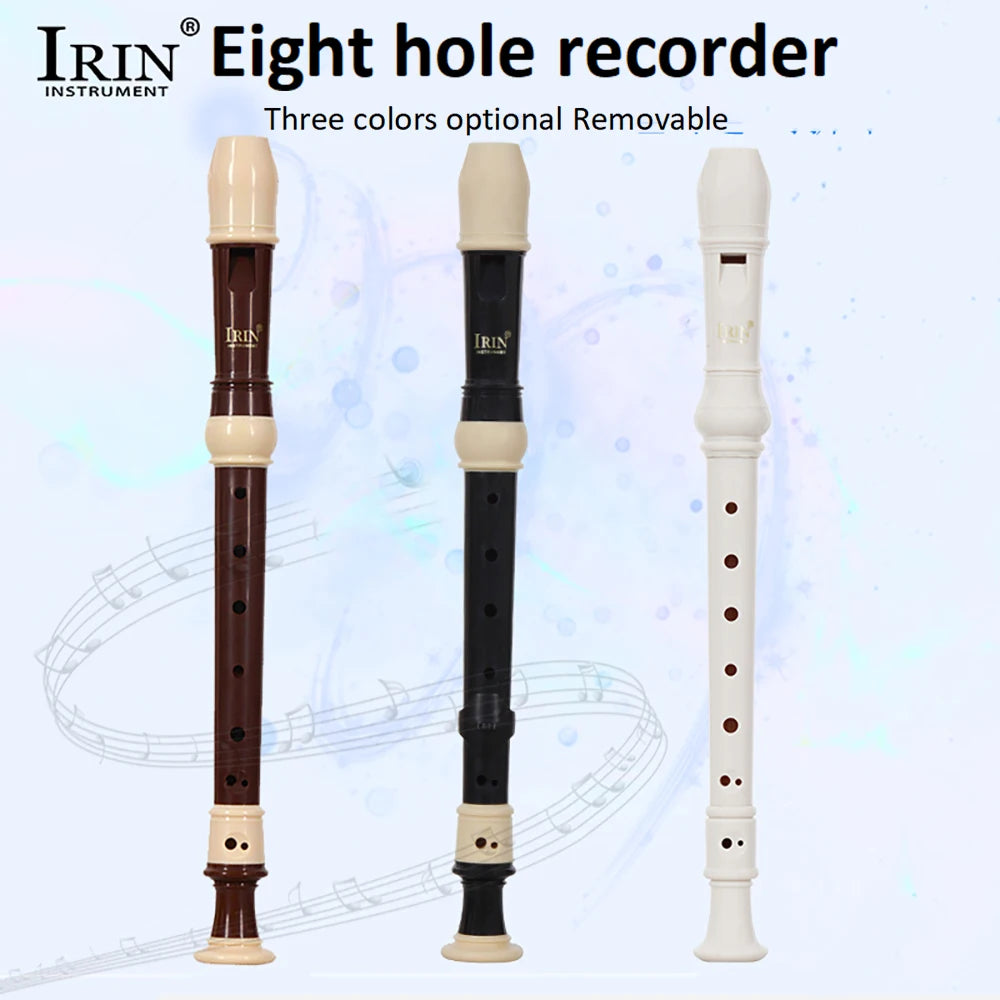 8-Hole Baroque Bass Recorder – Detachable Woodwind for Music Students