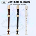 8-Hole Baroque Bass Recorder – Detachable Woodwind for Music Students