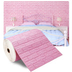 3D Self-Adhesive Brick Wallpaper – Peel and Stick Decor for Home DIY Projects