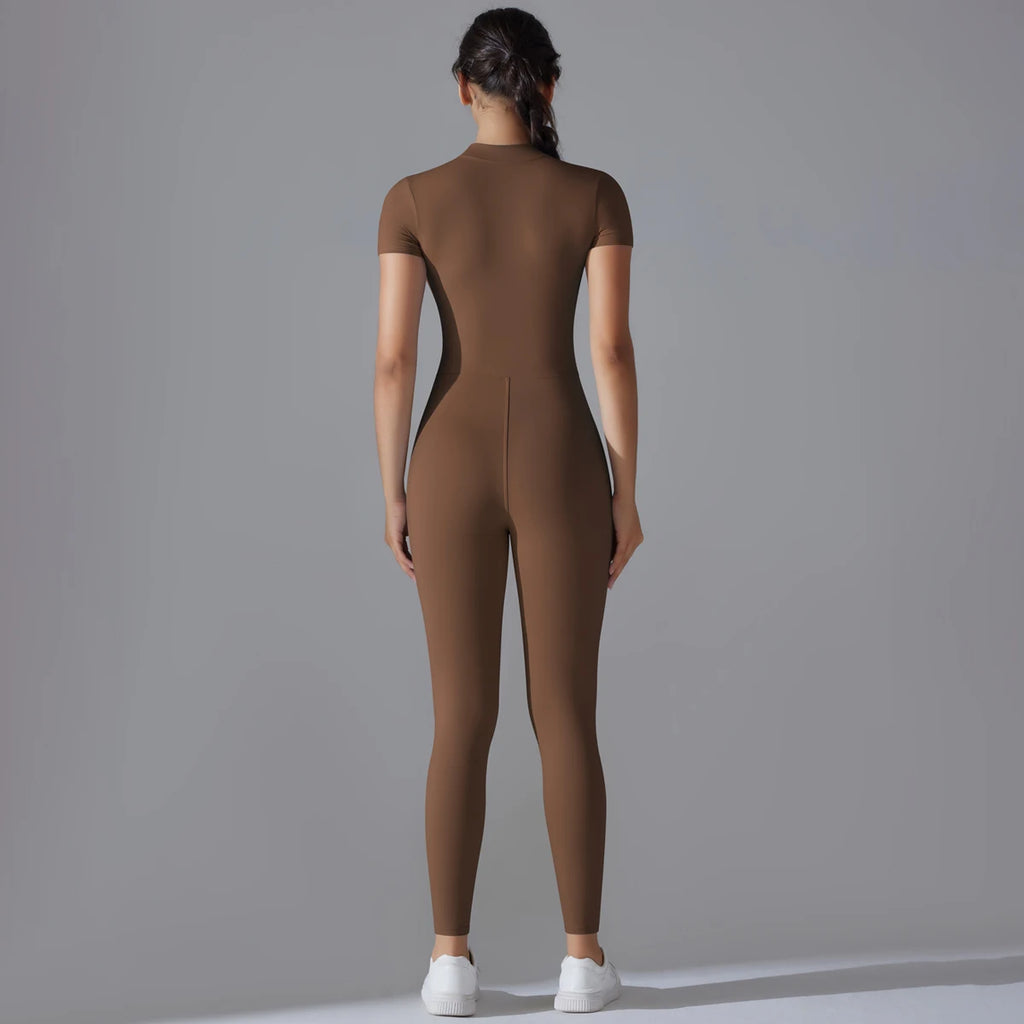 Women’s Fitness Bodysuit – Breathable Quick-Drying Fabric for Gym Workout