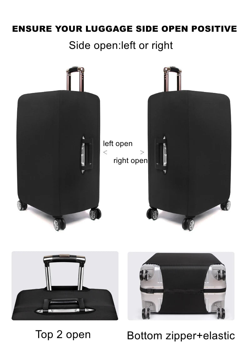Stretch Fabric Luggage Cover – Elastic Protective Case for 18-32 Inch Suitcases