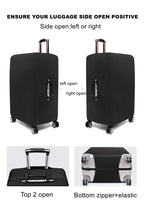 Stretch Fabric Luggage Cover – Elastic Protective Case for 18-32 Inch Suitcases