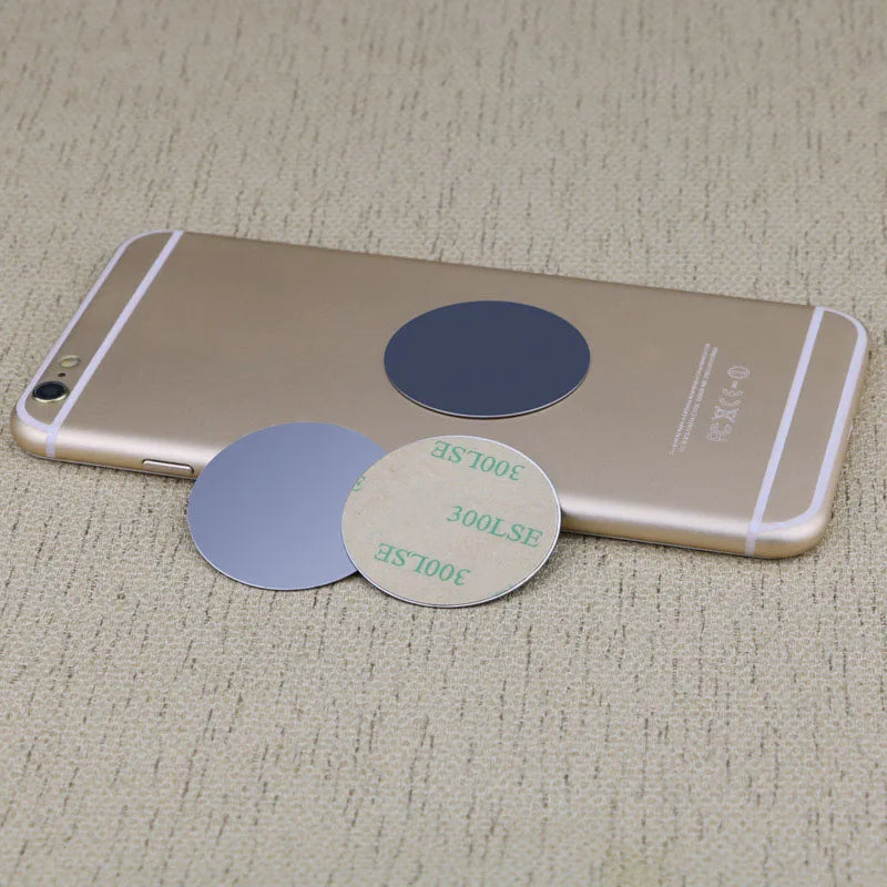 Universal Metal Magnetic Plate – Iron Disk Sticker for Car Phone Holders