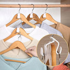 Plastic Hanger Connector Hooks – Space Saving Extender for Closet Organization