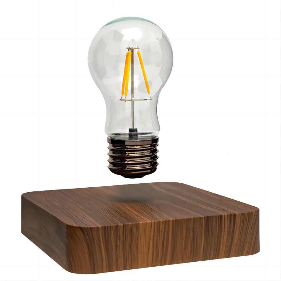 Magnetic Levitation LED Lamp – Floating Glass Bulb for Desk Decoration