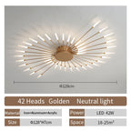Modern Fireworks LED Ceiling Lamp – Decorative Chandelier for Living Room