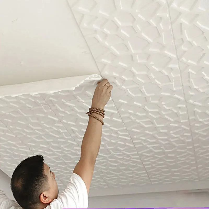 3D Self-Adhesive Wall Tiles – Waterproof Foam Panels for Bedroom Decor