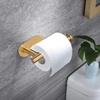 Adhesive Paper Towel Holder – Wall Mounted Rack for Kitchen and Bathroom
