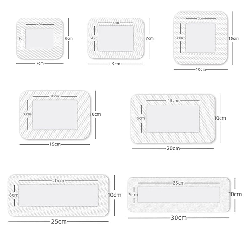 Sterile Waterproof Adhesive Dressings – Breathable Wound Care for First Aid