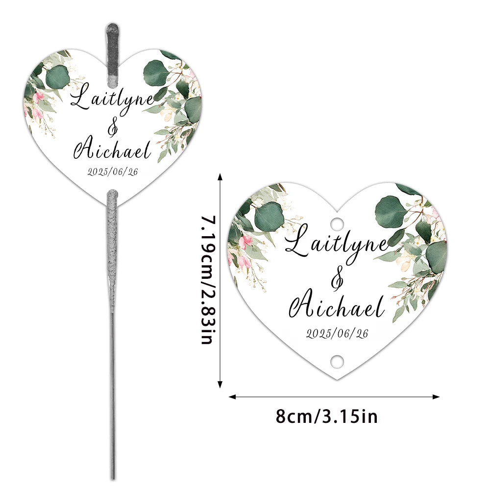 Custom Sparkler Tags – Personalized Firework Labels for Wedding Parties