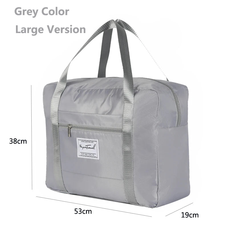Foldable Travel Duffel Bag – Large Waterproof Carry-on for Airline Trips