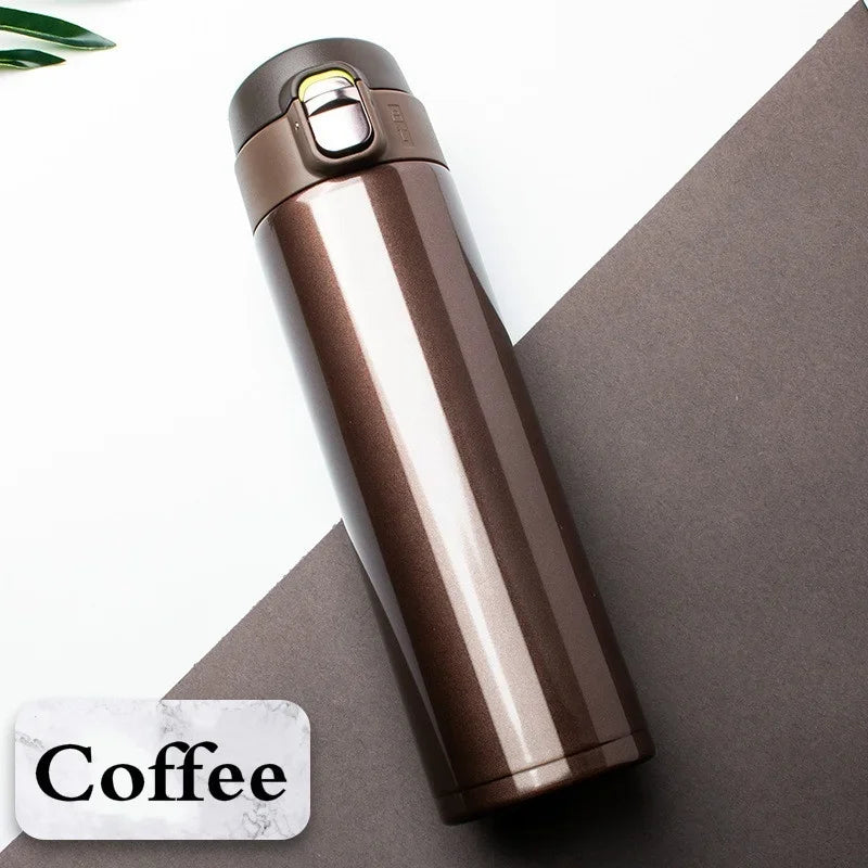 Vacuum Insulated Flask – 500ml Stainless Steel Bottle for Travel and Coffee