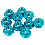 Aluminum Alloy Flange Lock Nut M4 – Universal Parts for 1/10 RC Crawler