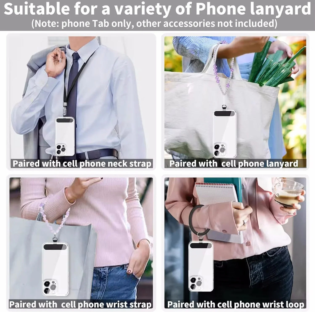 Stainless Steel Phone Tether Patch – Ultra-Thin Lanyard Connector for Safety