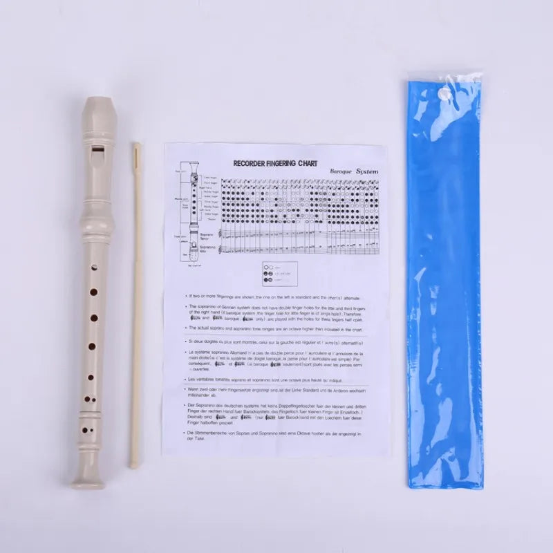 8-Hole ABS Soprano Recorder – Colorful Flute for Kids Music Education