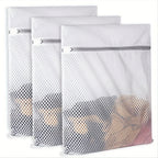 Honeycomb Mesh Laundry Bags – Durable Zippered Pouches for Delicate Washing
