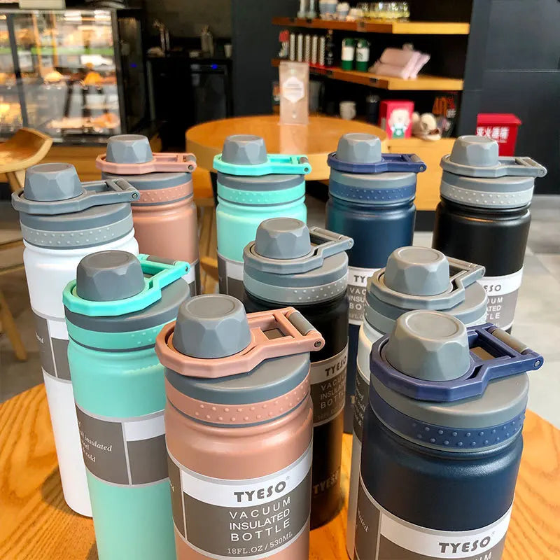 Stainless Steel Vacuum Flask – Insulated Travel Mug for Outdoor Sports