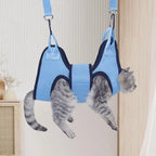 Pet Grooming Hammock – Anti-Scratch Restraint for Dog and Cat Nail Trimming
