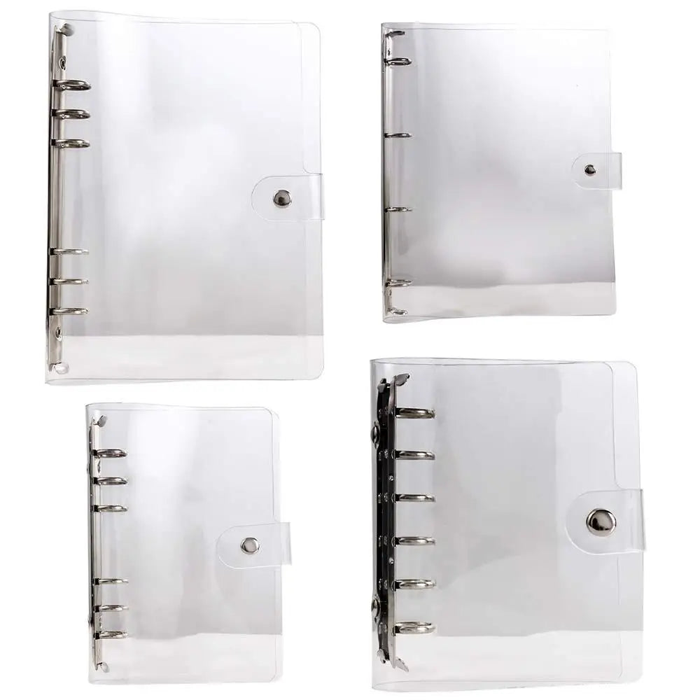 Transparent Loose Leaf Ring Binder – A4-A7 Planner for School and Office