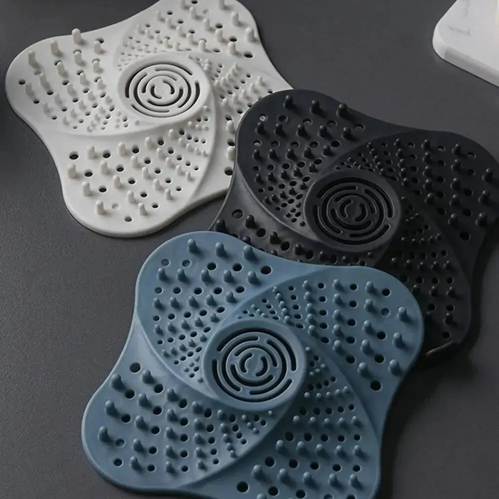Silicone Hair Catcher – Drain Stopper Filter for Bathroom and Kitchen Sinks