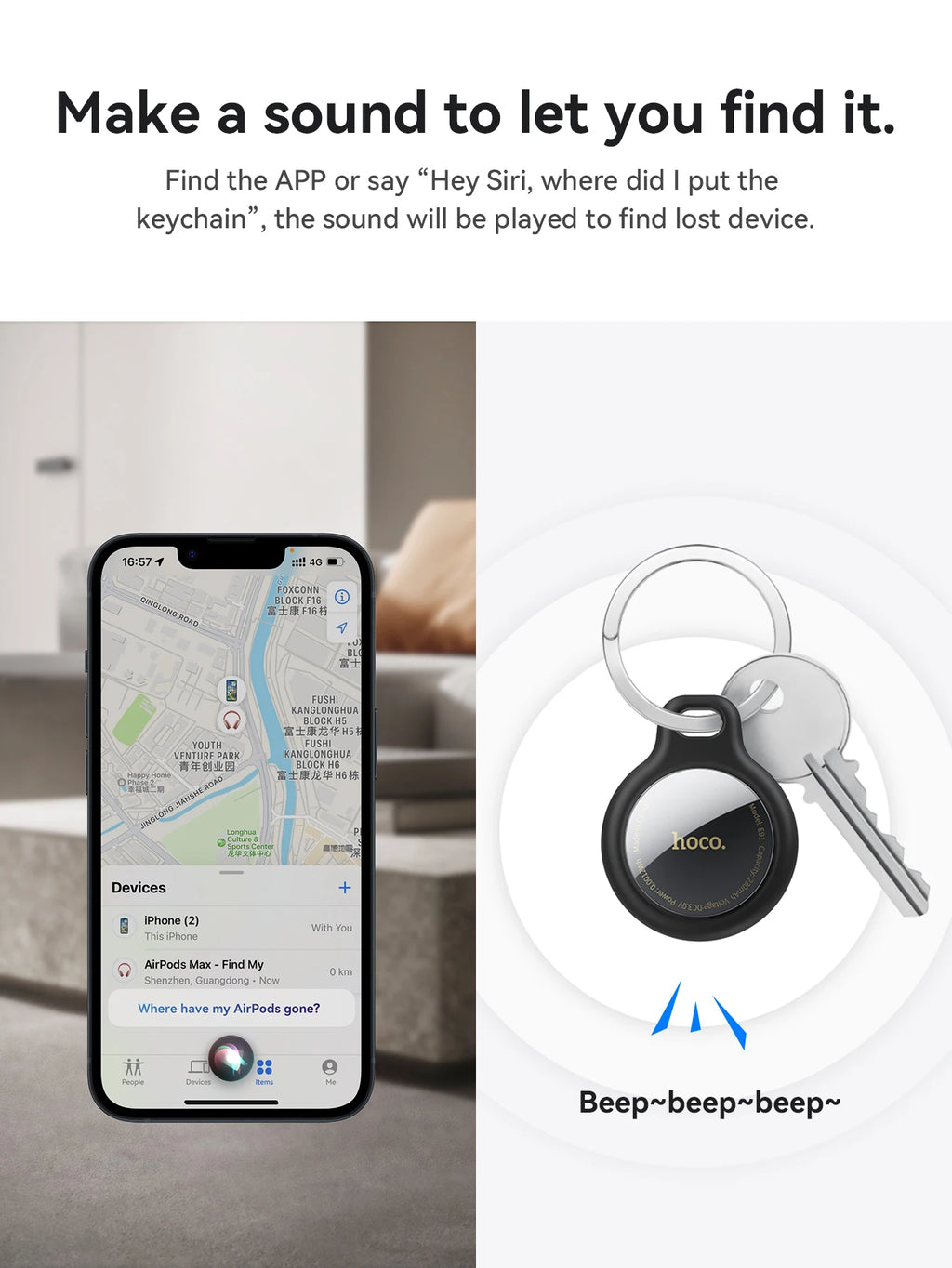 Bluetooth GPS Smart Tracker – Anti-Lost Positioning for Pets Keys and Wallets