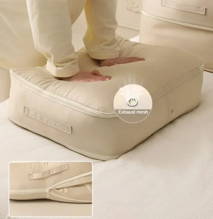 Large Compression Storage Bag – Space Saving Quilt Organizer for Closet