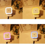 LED Auto Sensor Night Light – Energy Saving Plug-in Lamp for Kids Bedroom
