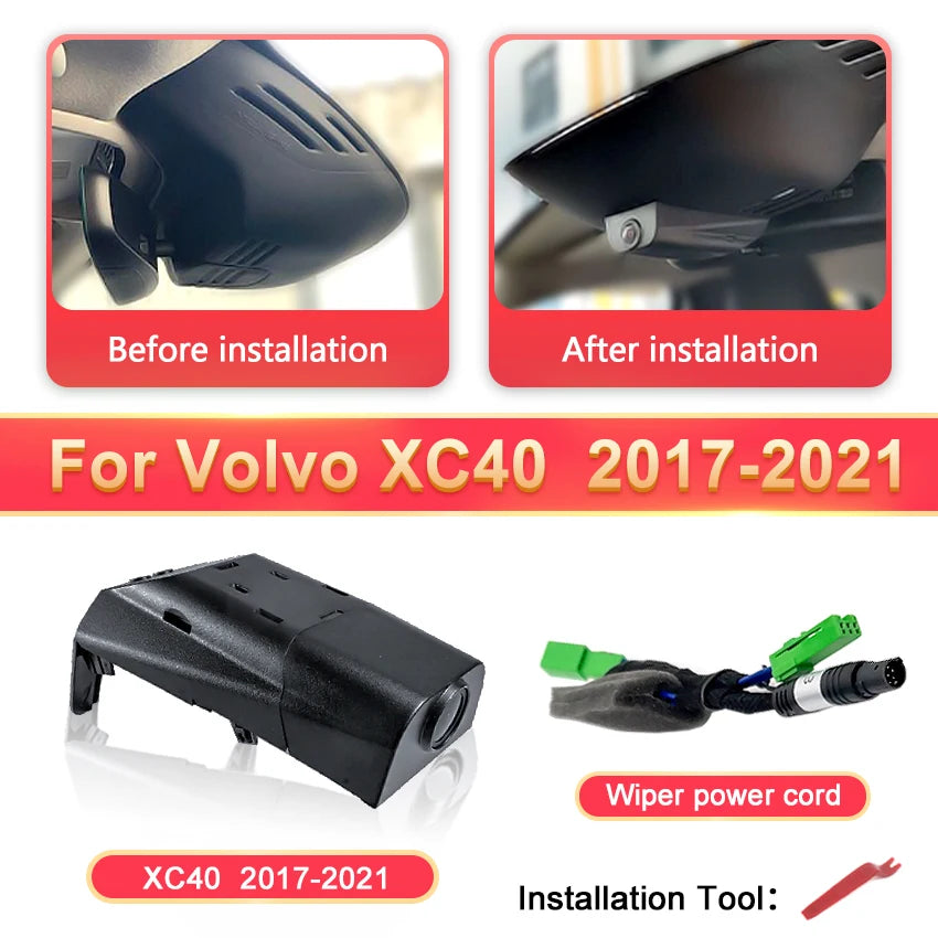 4K Ultra HD Dash Cam – Vehicle DVR Video Recorder for Volvo and Polestar