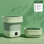 Portable Folding Washing Machine – Ultrasonic Mini Washer for Travel and Home