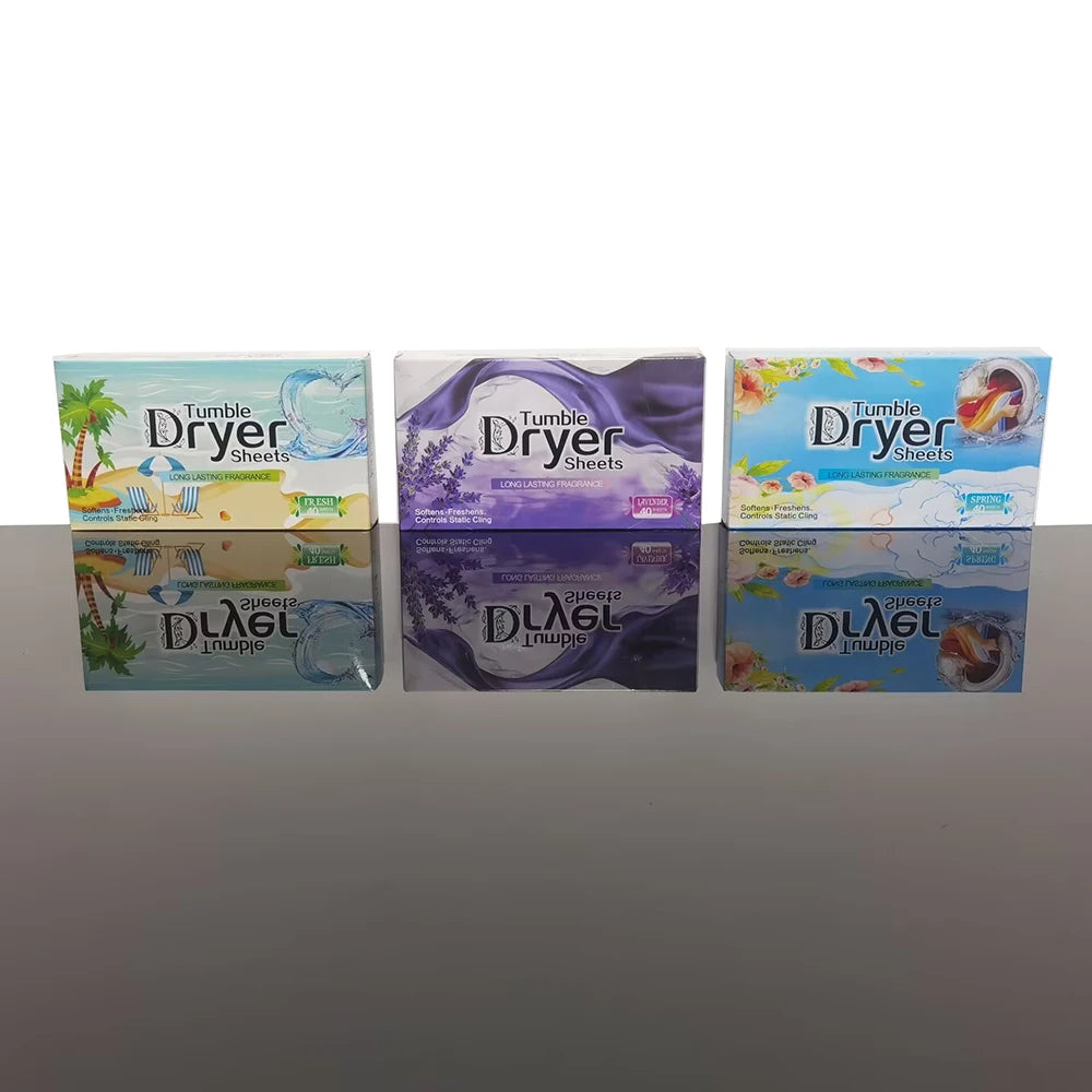 Tumble Dryer Sheets – Long-Lasting Fragrance for Static Reduction Laundry