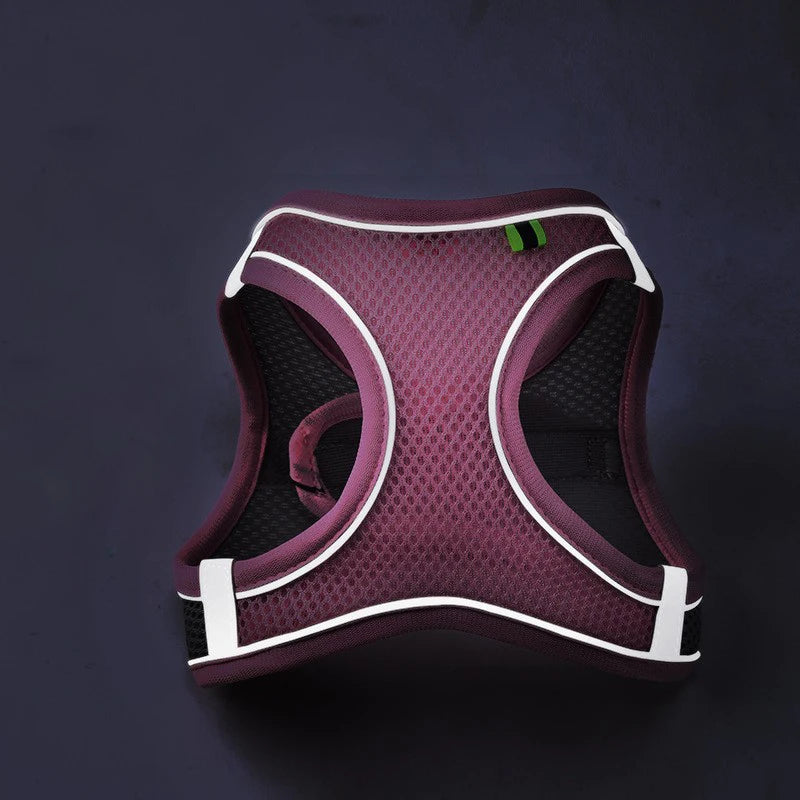 Reflective Breathable Pet Harness – Adjustable Vest for Small Medium Dogs