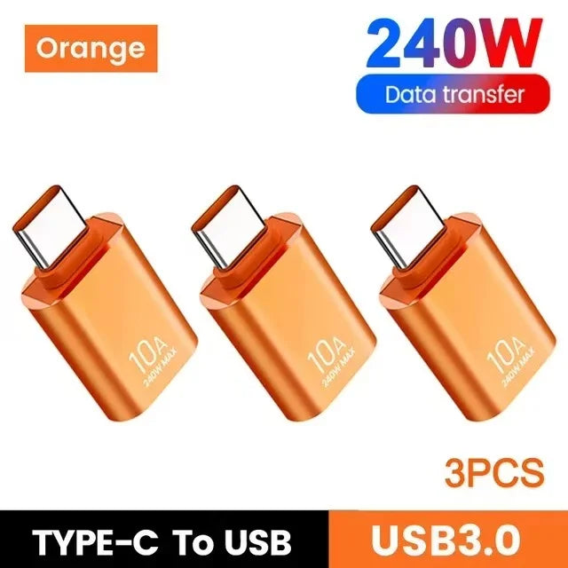 USB to USB-C Adapter – Fast Charging OTG Converter for Smartphones and Laptops