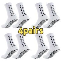 Non-Slip Grip Athletic Socks – Towel Bottom for Soccer Football and Running