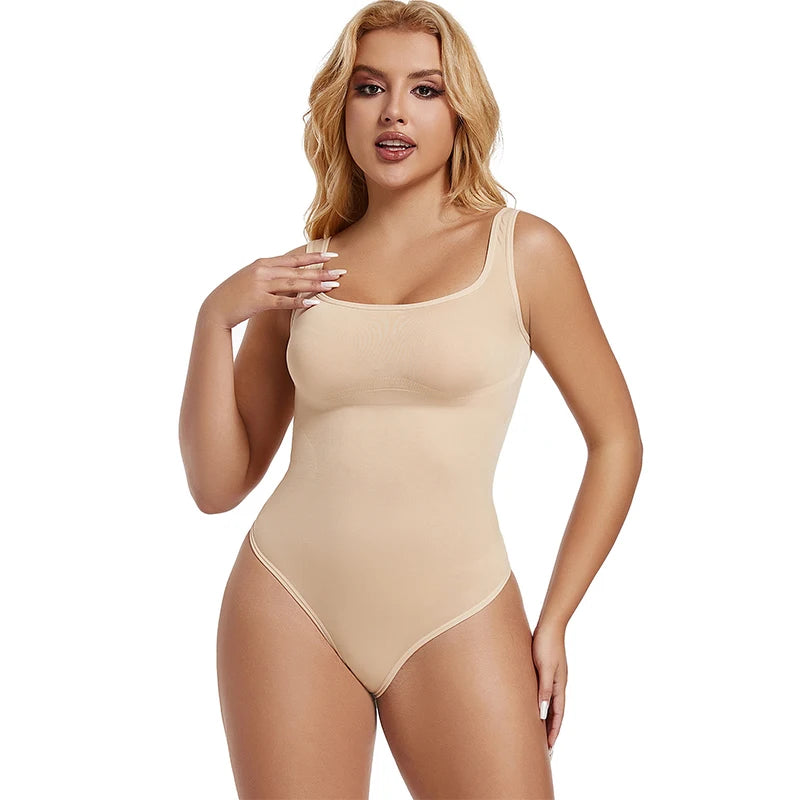 Seamless Tummy Control Bodysuit – Sculpting Shapewear for Women