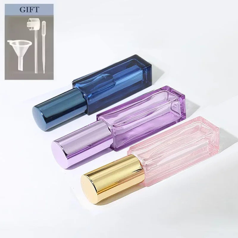 Refillable Glass Perfume Atomizer – 10ml and 20ml Travel Vials for Cosmetics