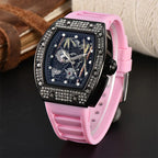 Bamboo Hollow Dial Quartz Watch – Fashionable Wooden Wristwatch for Men
