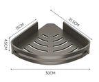 Wall Mounted Toilet Paper Holder – Plastic Storage Shelf for Bathroom