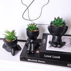 Artificial Aloe Vera Succulent Set – Cartoon PE Pot Plants for Home Decor