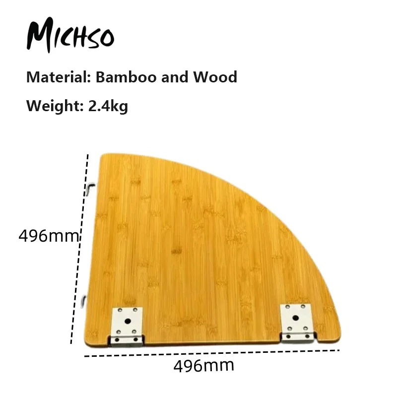 Bamboo Table Board – Modular Insert for Camping and Outdoor Picnic