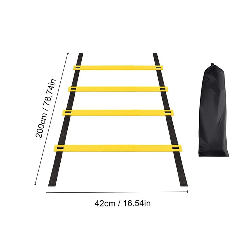 Nylon Agility Ladder – Speed Training Equipment for Sports Fitness