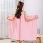 Wearable Bath Towel Wrap – 135x80cm Quick Dry Microfiber for Spa and Gym