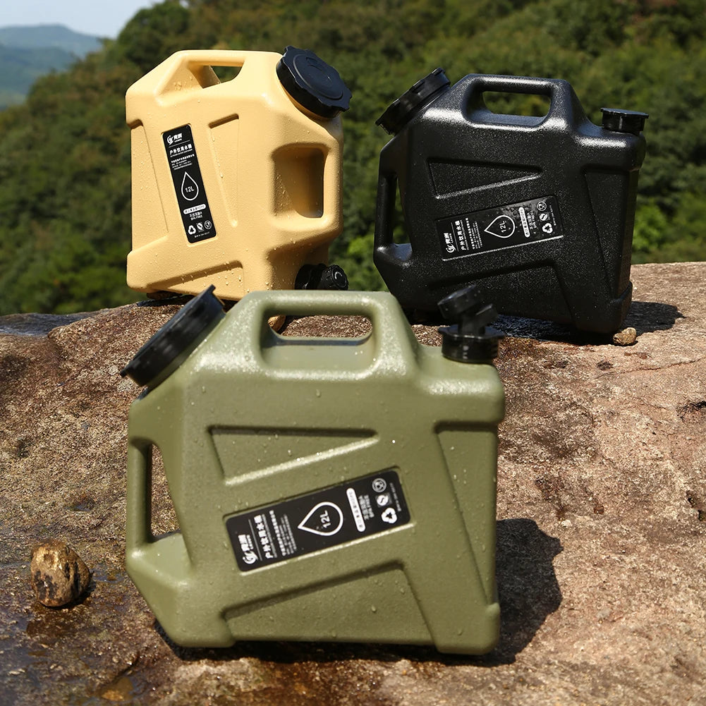 Portable Water Container with Faucet – Large Capacity for Camping and Hiking