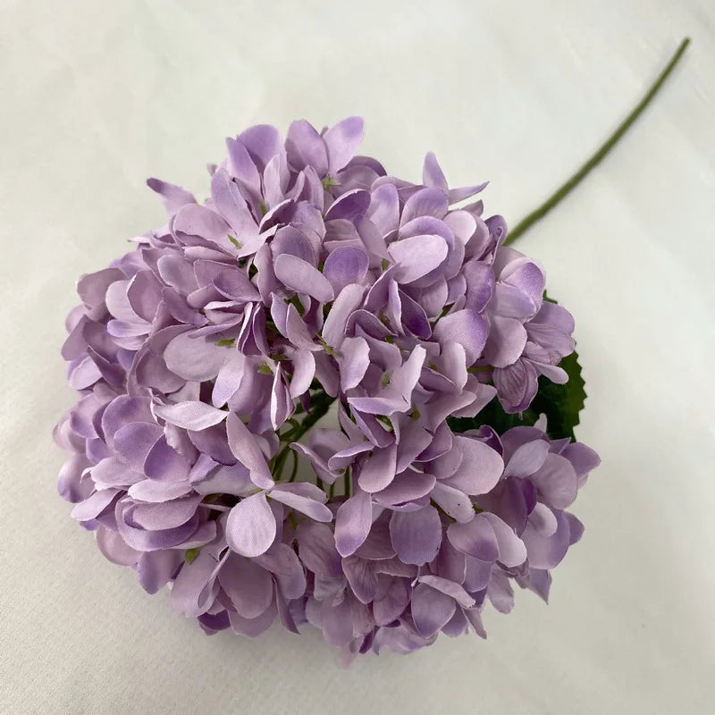 Silk Hydrangea Bouquet – 58cm Artificial Flowers for Wedding Home Decor