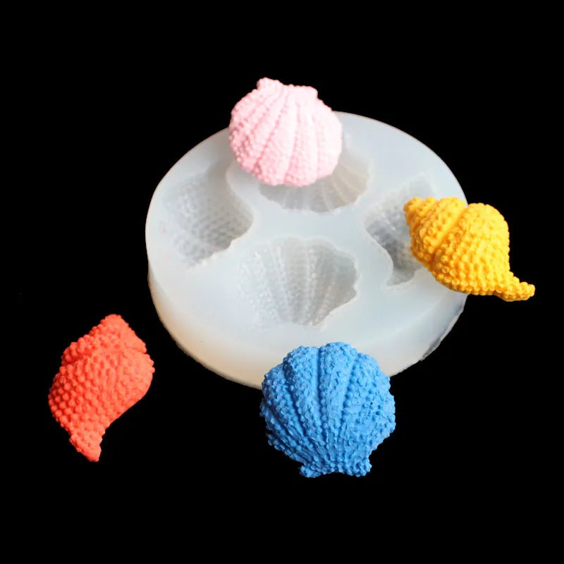 Irregular Shell Silicone Mold – Epoxy Resin Casting for Aromatherapy Crafts