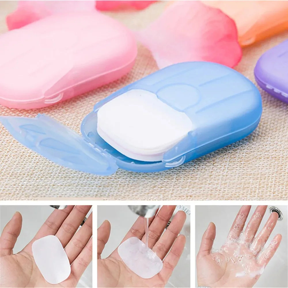 Disposable Soap Paper Sheets – Portable Travel Cleaning for Outdoor Hiking