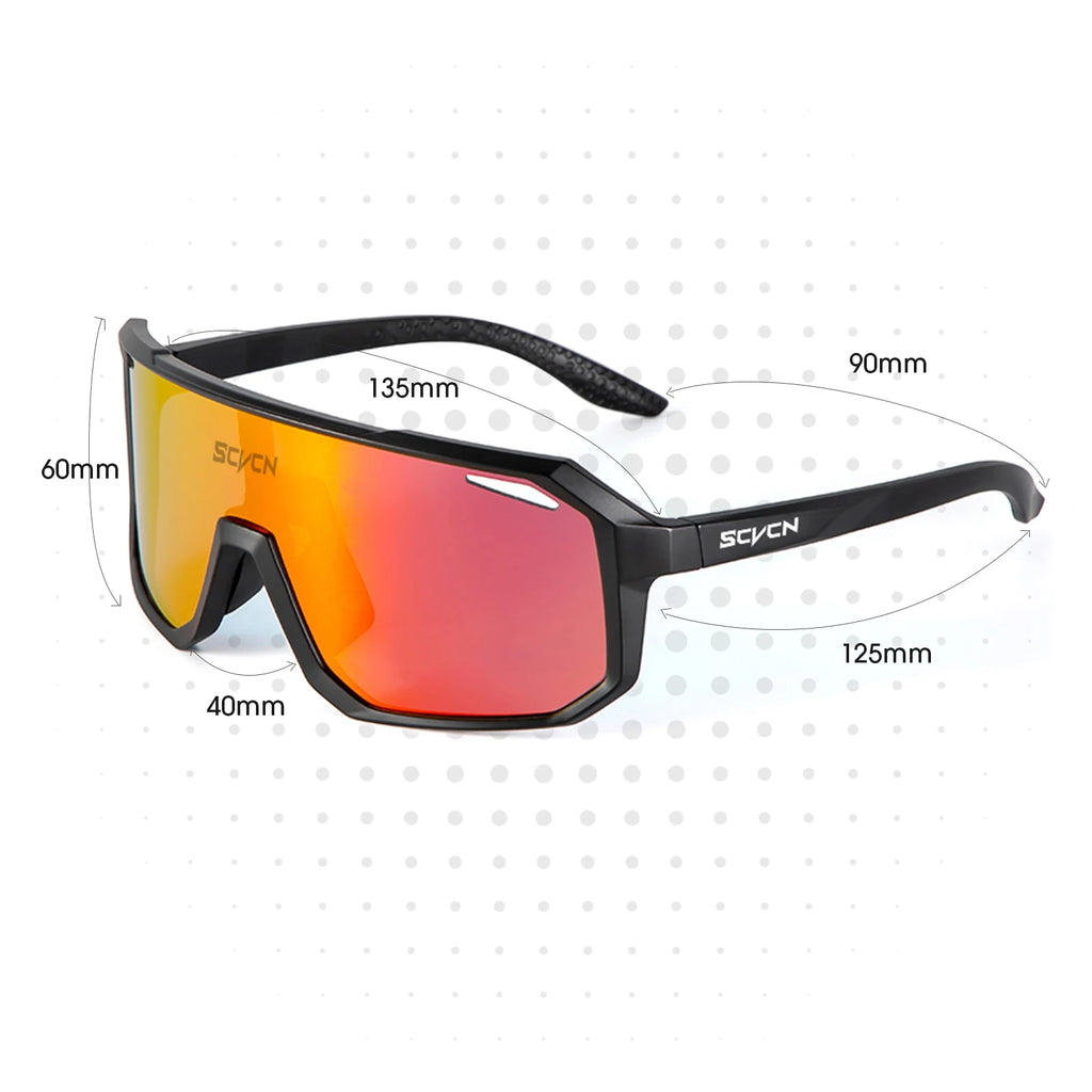 Polarized Cycling Sunglasses – UV400 Sport Eyewear for MTB and Road Biking