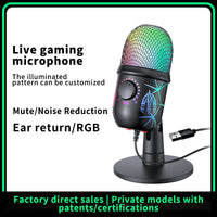 USB Gaming Microphone – Noise Cancelling Condenser for Podcast Recording