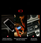 Waterproof USB Car Charger – 2.4A Power Socket for Motorcycle RV and Boat