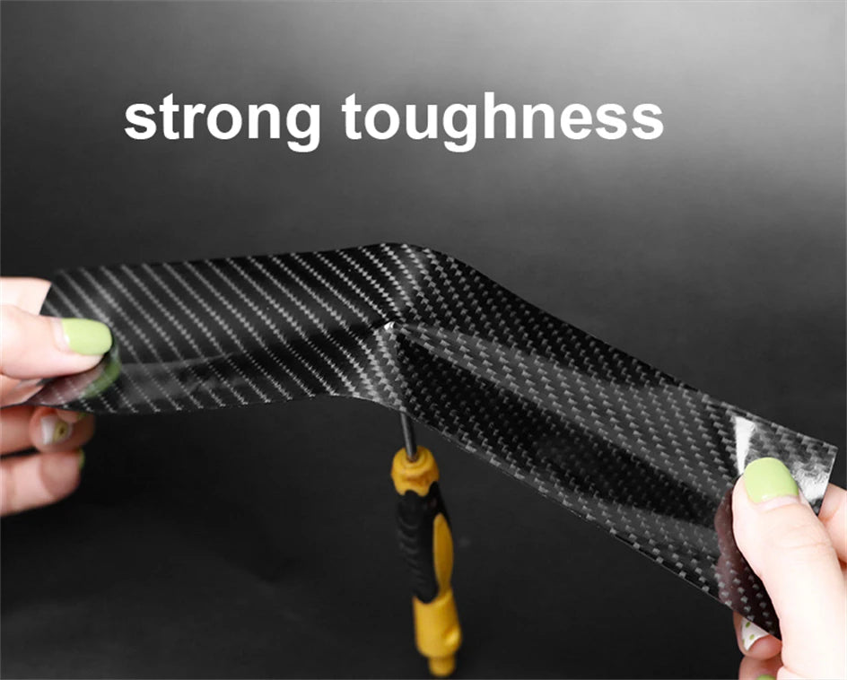 Nano Carbon Fiber Edge Guard – Universal Car Door Anti-Scratch Protection Strip