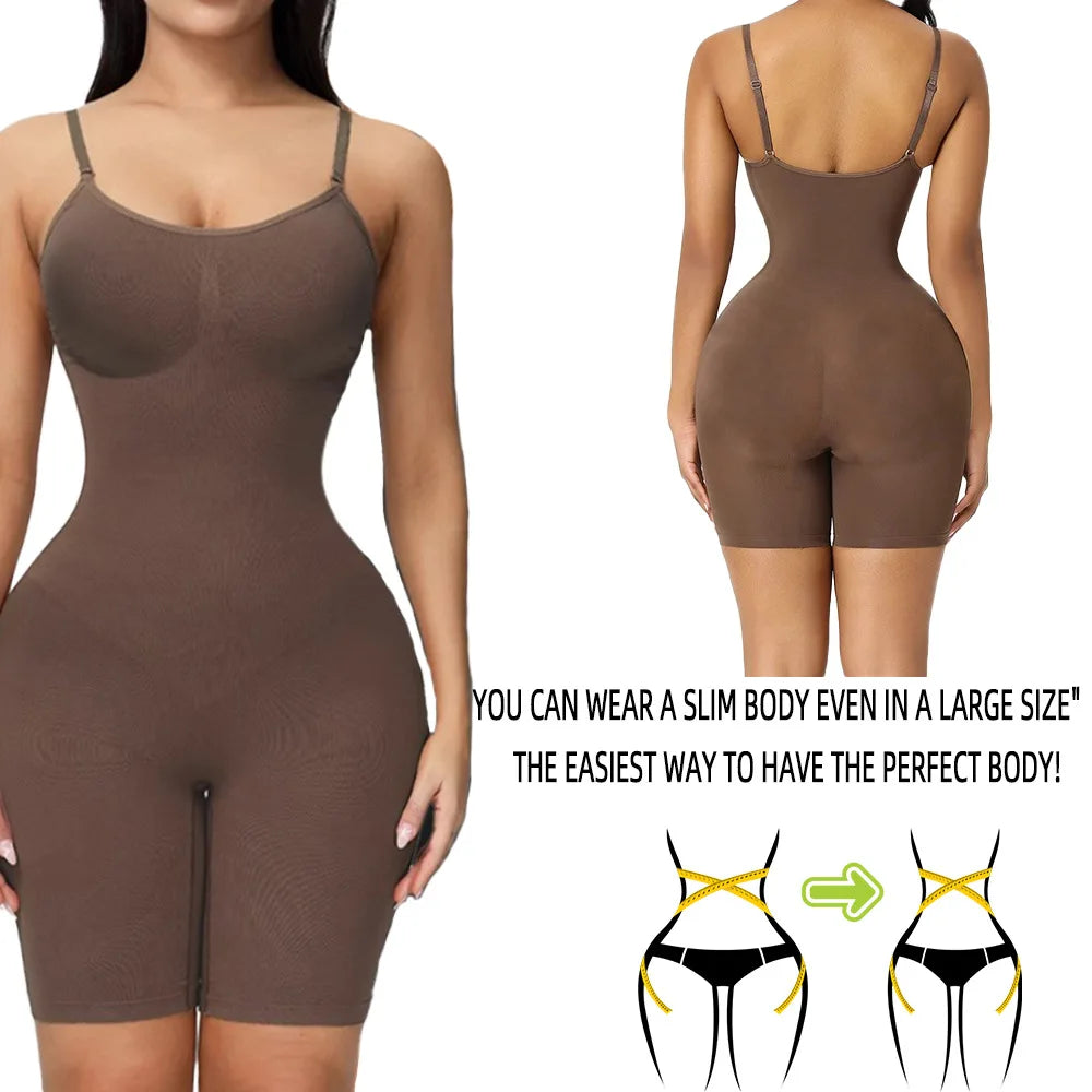 One-Piece Shapewear Bodysuit – Slimming Hip Lift Corset for Tummy Control